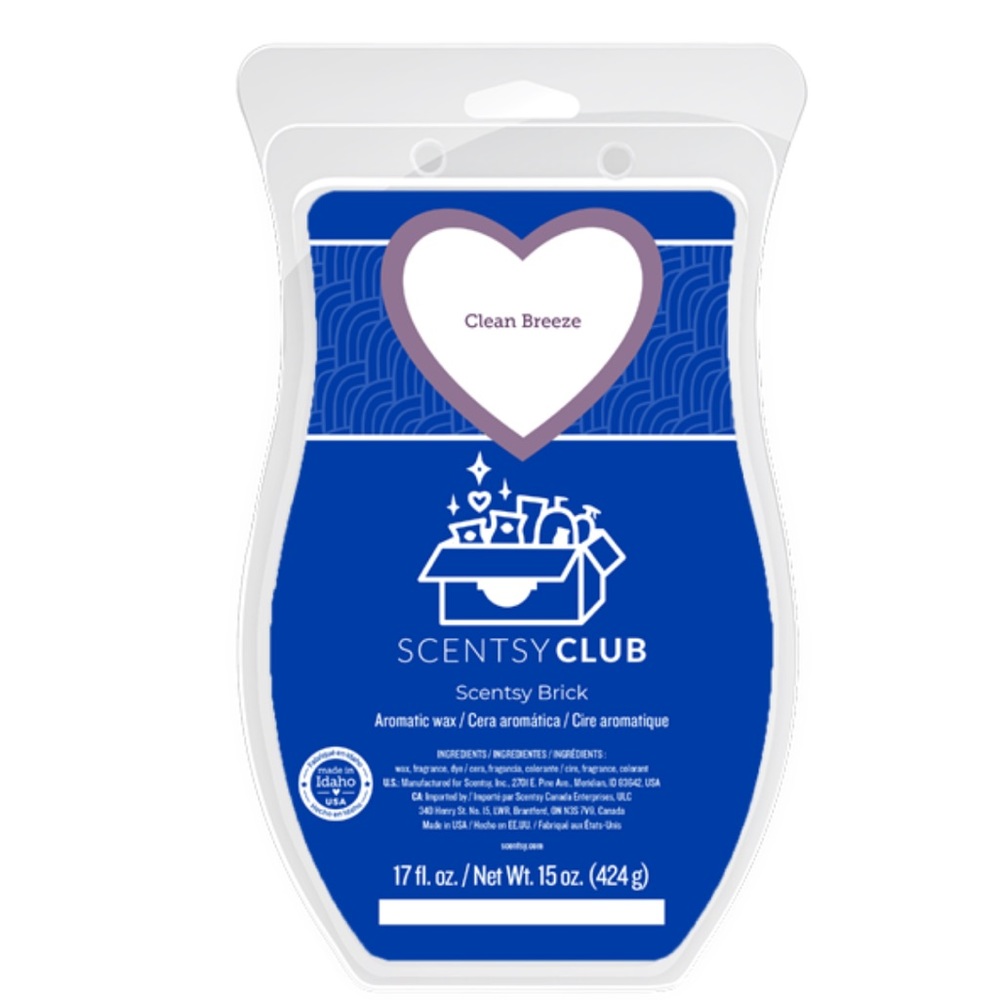 Scentsy BRICK -Clean Breeze